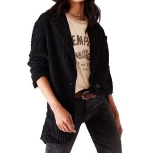 Free People Everly Cord Blazer Oversized We The Free also fits size Small